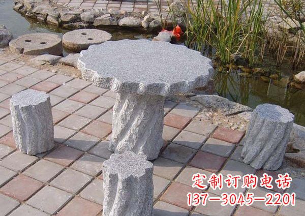 无锡公园石桌凳雕塑
