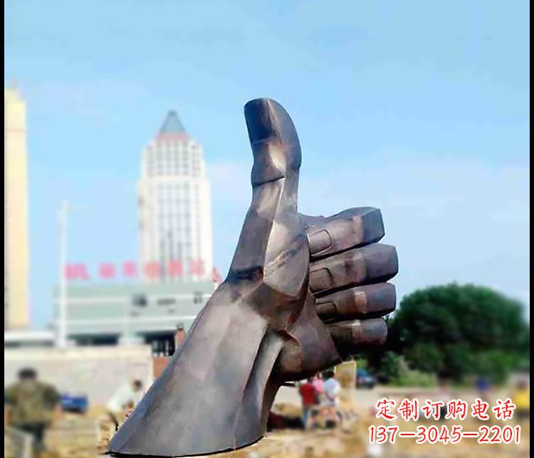 无锡高端精美大拇指铜雕