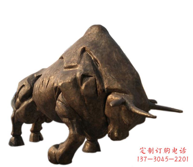 无锡铜雕独特的历史图案——拓荒牛雕塑