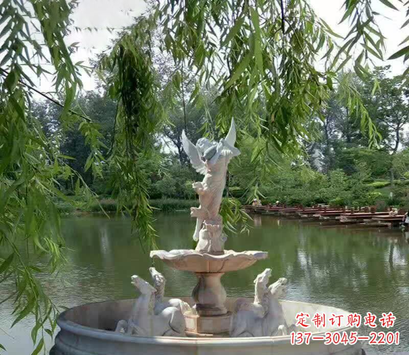 无锡公园天使景观石雕
