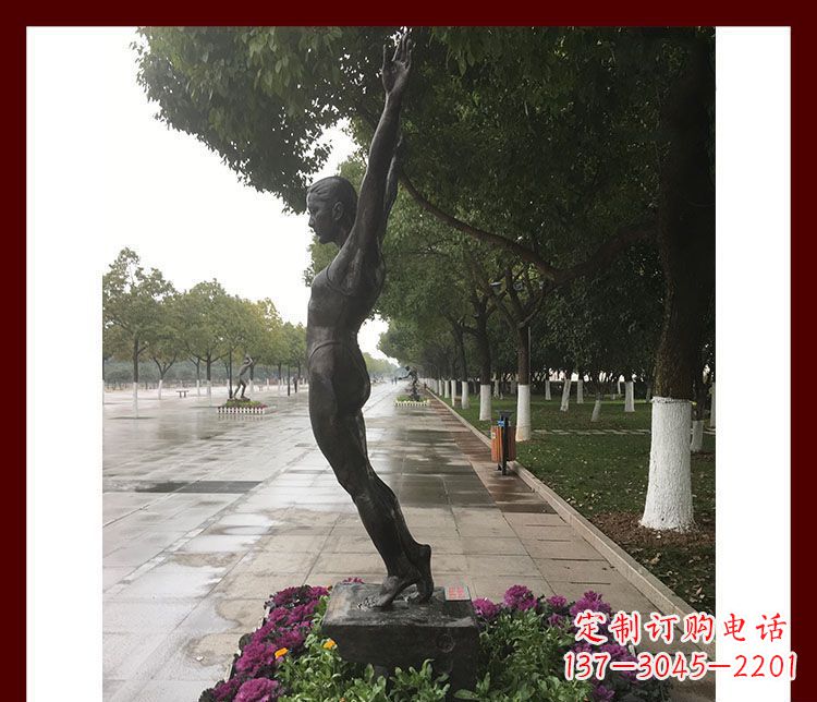 无锡产品名称青春力量——运动员铜雕