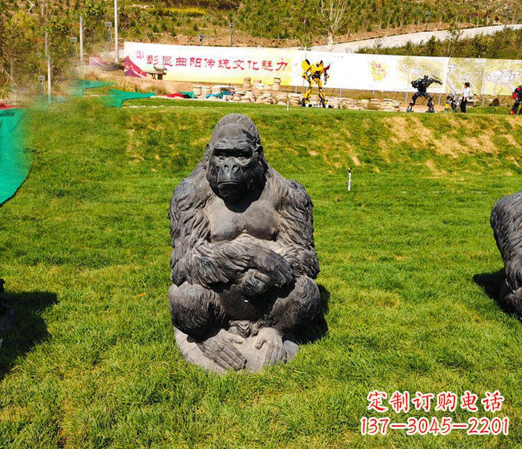 无锡高端铜制巨型大猩猩雕塑