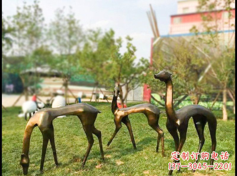 无锡艺术欣赏——梅花鹿雕塑