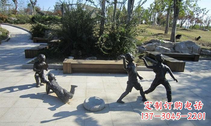 无锡精美铜制儿童雕塑
