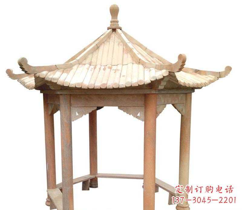 无锡精美六角凉亭雕塑