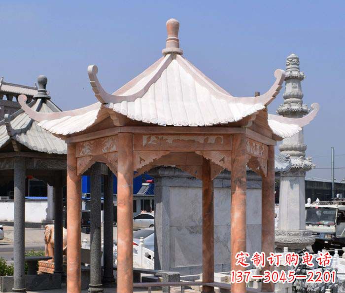 无锡中领雕塑设计凉亭雕塑,清新简约添美感