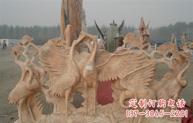 无锡精美仙鹤雕塑