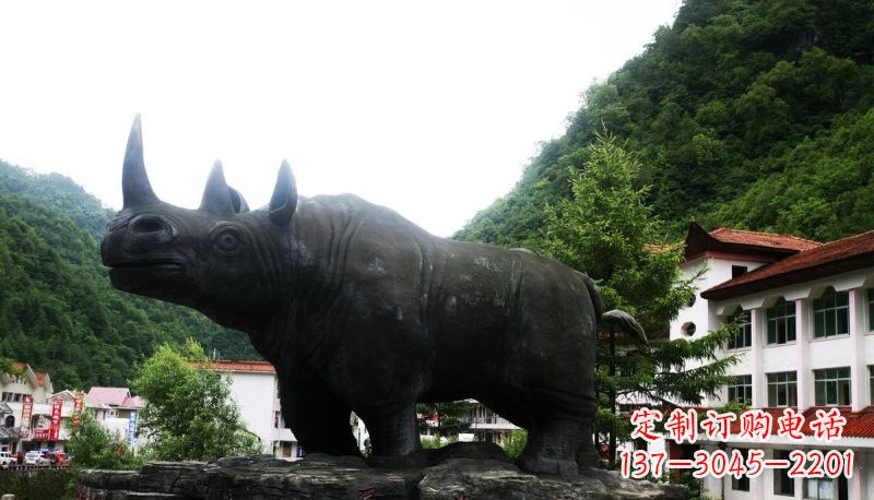 无锡艺术犀牛石雕