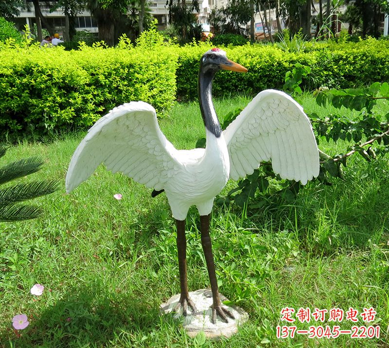 无锡中领雕塑精美的仙鹤雕塑