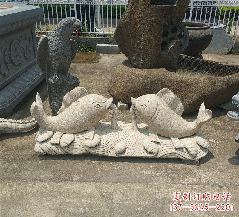 无锡优质鲤鱼石雕