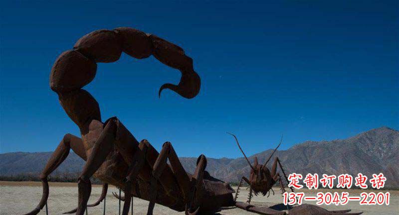 无锡中领雕塑精美铜雕蝎子雕塑