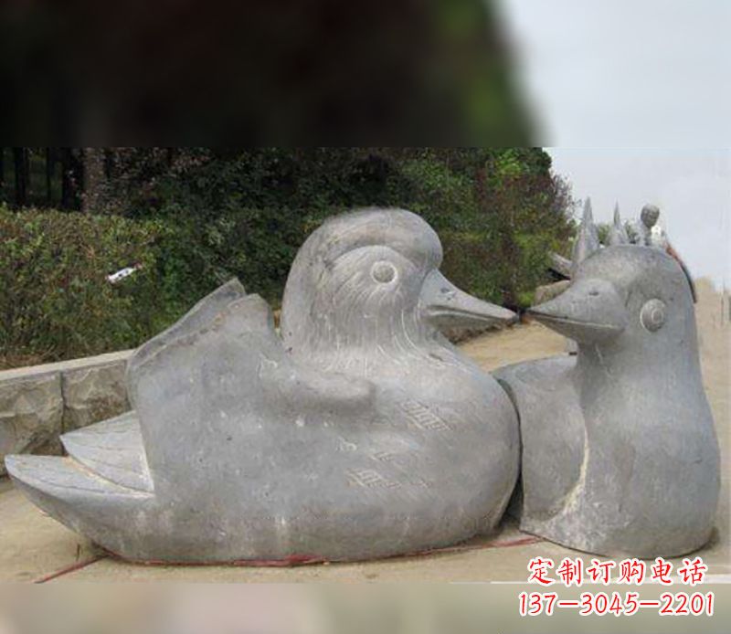 无锡中领雕塑传统鸳鸯石雕
