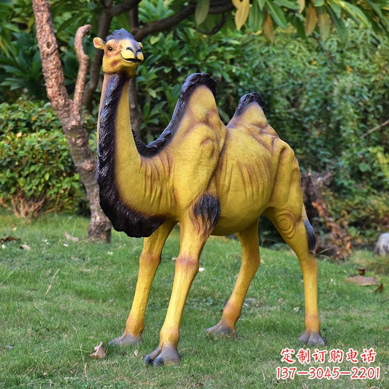 无锡骆驼雕塑精美而有趣的定制装饰品