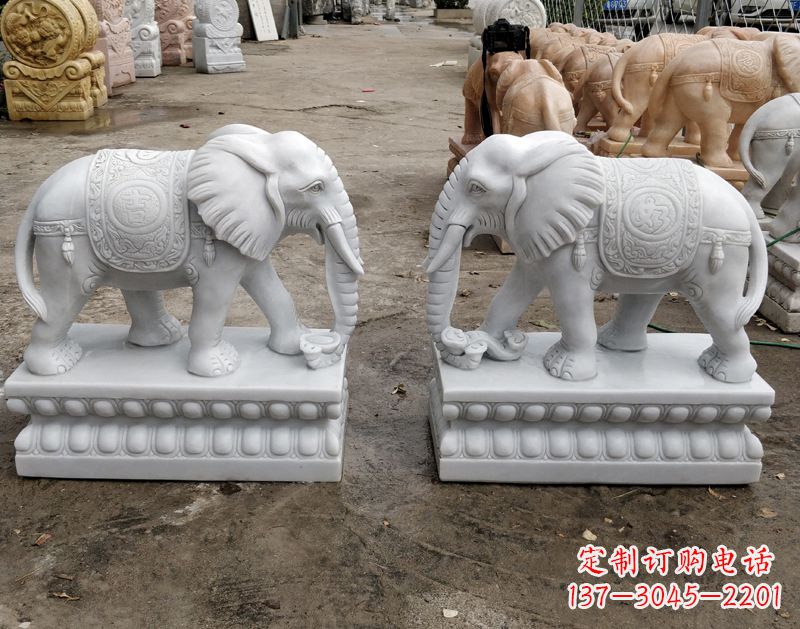 无锡传统古老工艺大象雕塑