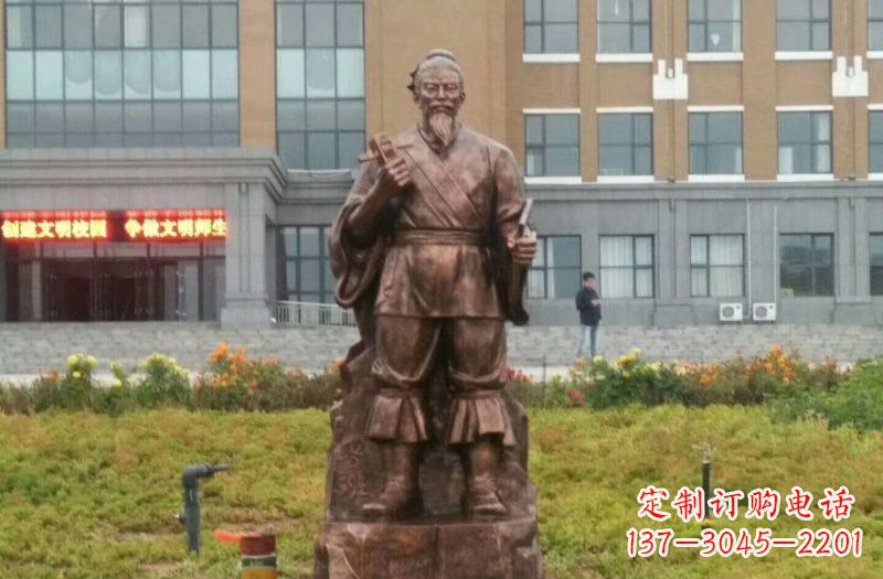 无锡传承古代名人铜雕——鲁班雕像