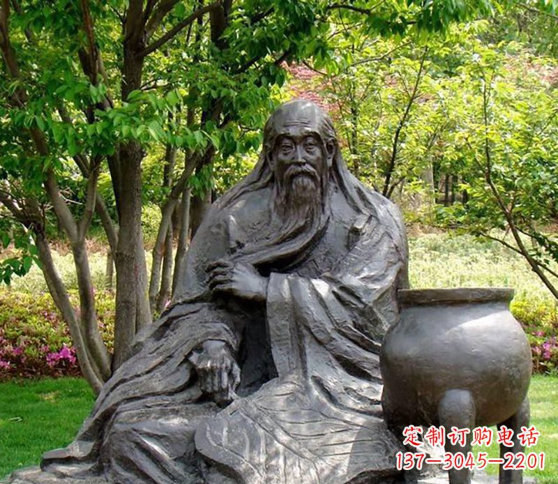 无锡中领雕塑精美名人铜雕塑