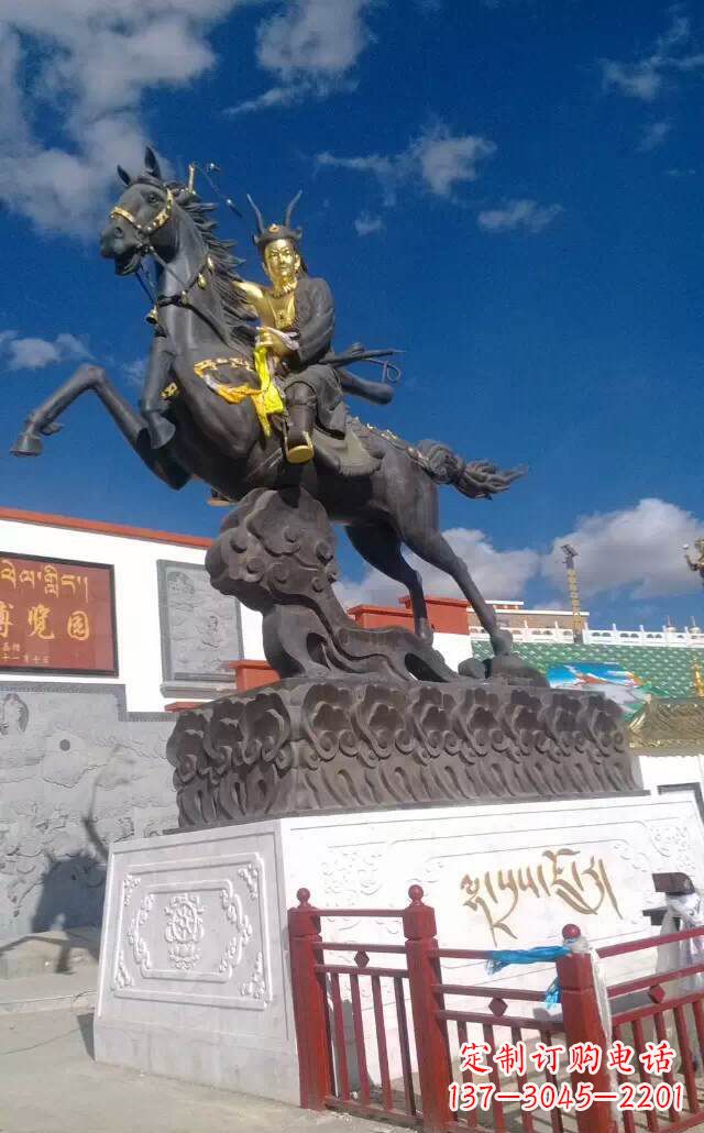 无锡古典骑马人物雕塑