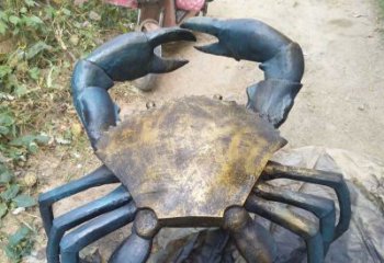 无锡中领雕塑精美绝伦的螃蟹铜雕