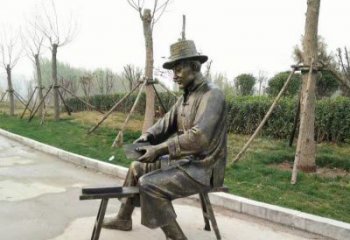 无锡铜雕老人雕塑