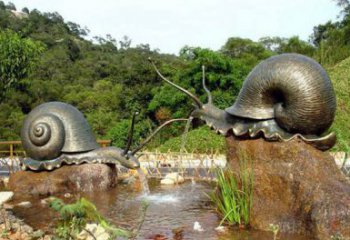 无锡中领雕塑-艺术精美蜗牛铜雕