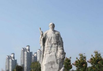 无锡具有历史意义的画家齐白石汉白玉雕像