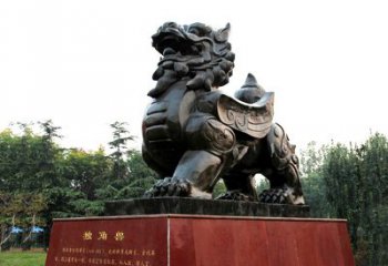 无锡独角兽雕塑，释放公正之美