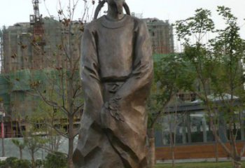 无锡精美古风犹存，高雅李白铜雕