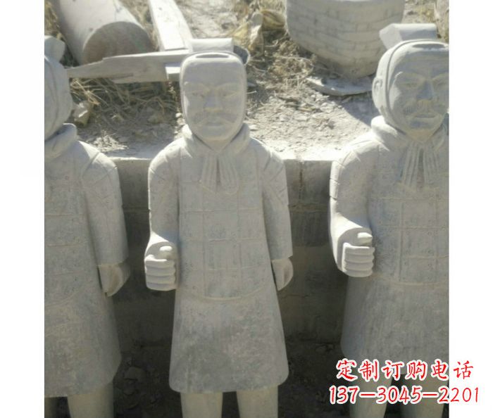 无锡欣赏秦帝国历史,精美的兵马俑雕塑