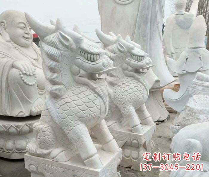 无锡中领雕塑麒麟石雕:传承古典韵味