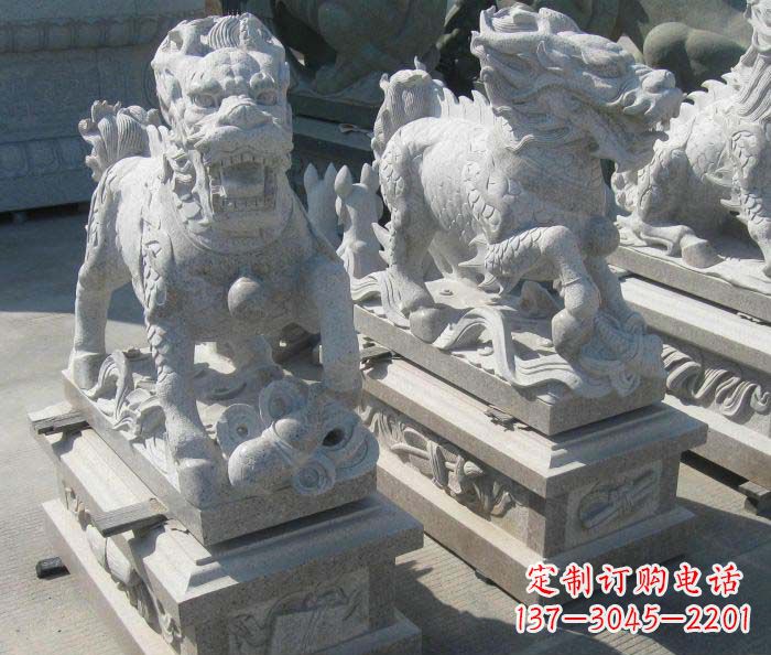 无锡优质古代神兽麒麟石雕