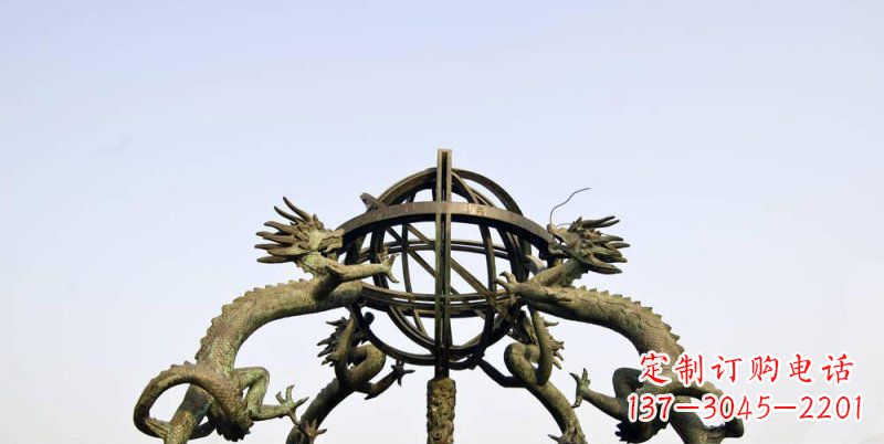 无锡传承中国古代文化,浑天仪铜雕——让精致的往事重现