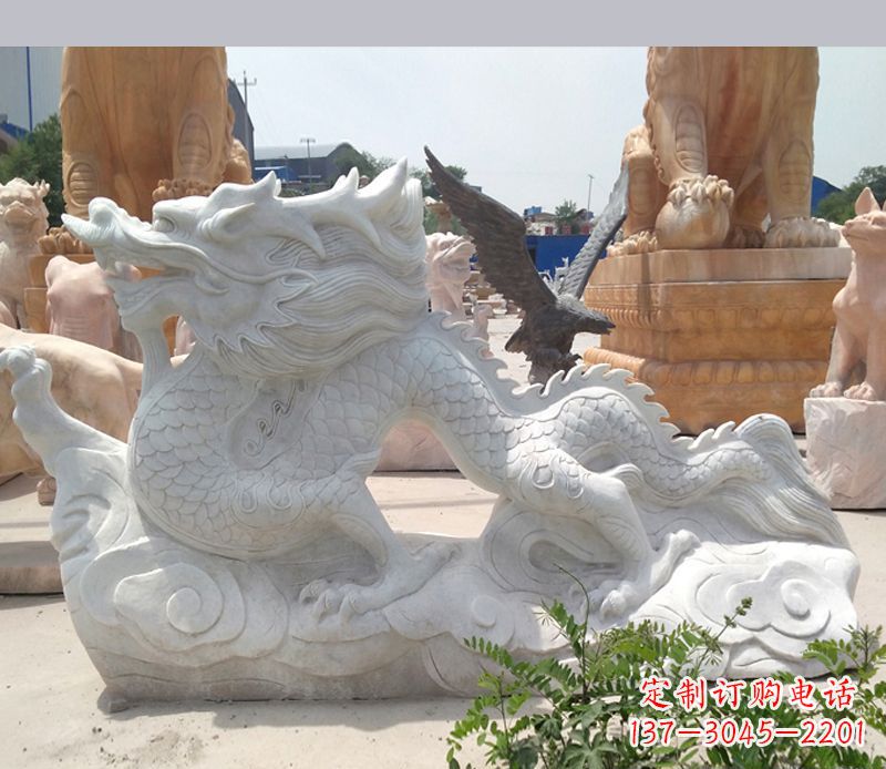 无锡古代镇宅动物龙石雕