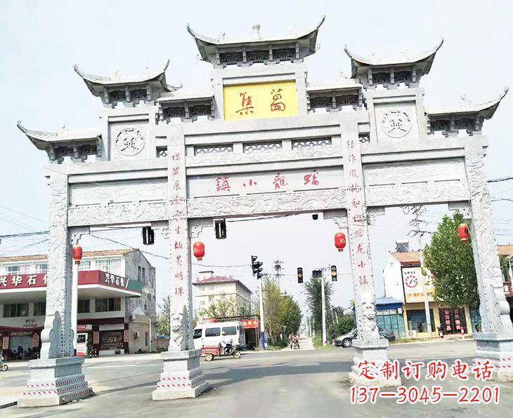 无锡牌坊雕塑:传承古典文化,新的艺术精粹