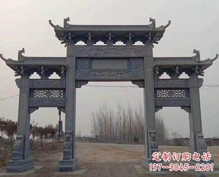 无锡古石牌坊图片