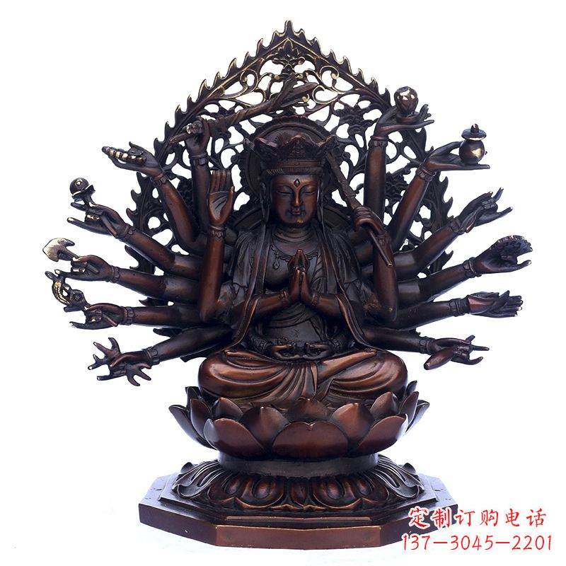 无锡古铜千手观音雕塑