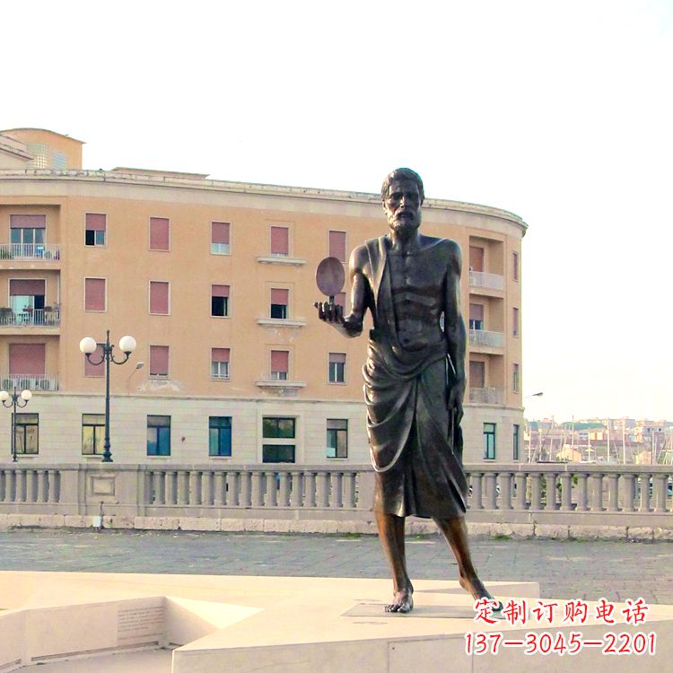无锡中领雕塑阿基米德经典雕塑,历久弥新!