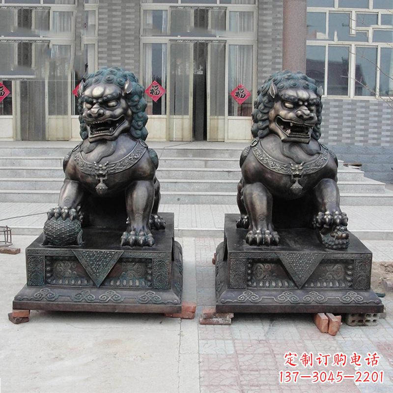 无锡故宫狮子雕塑,精美绝伦,给您不一样的视觉享受