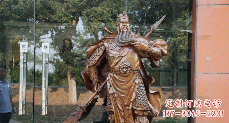 无锡关公古代人物铜雕