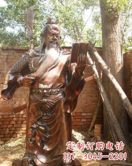 无锡全新关公铜雕,让你的收藏更个性!