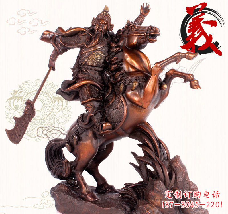 无锡中领雕塑:脱胎于古代传奇的关公铜雕