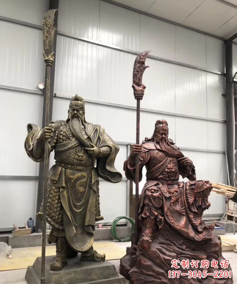 无锡关公人物铜雕1