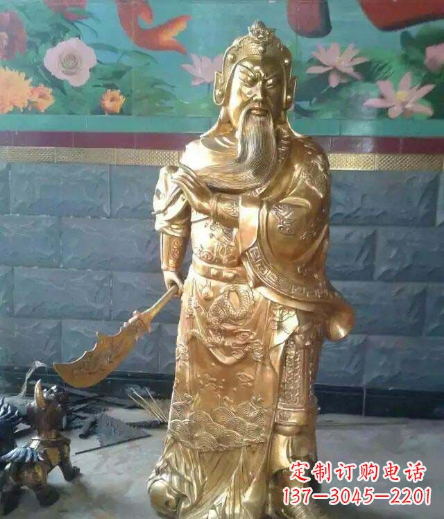 无锡精美铜雕关公雕塑