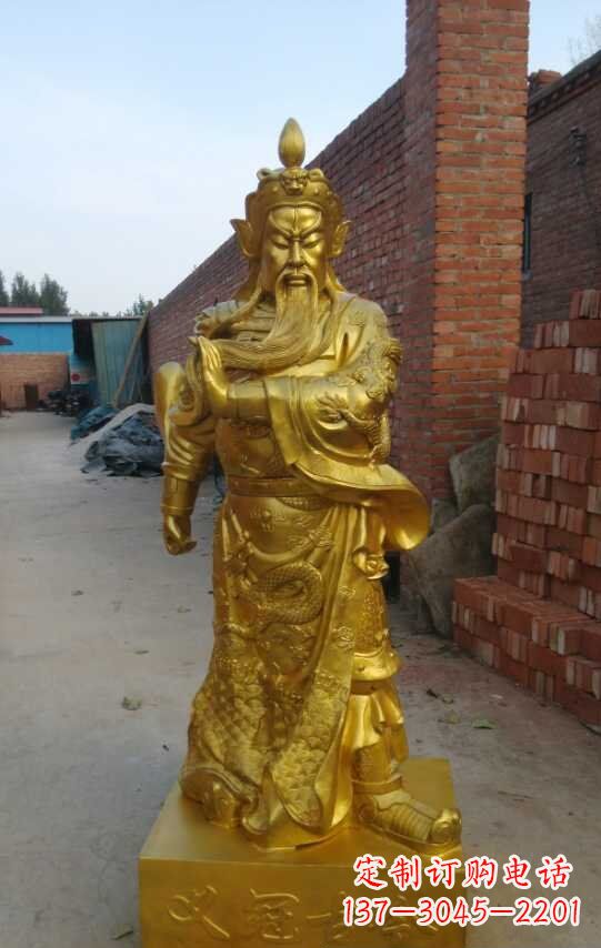 无锡精美关公铜像雕塑