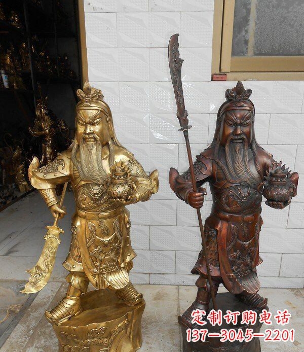 无锡拥有历史韵味的关公武财神铜雕