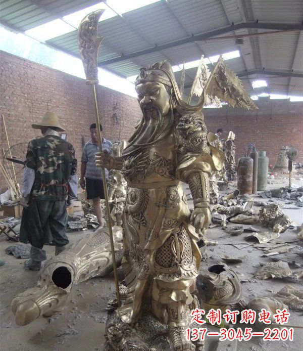无锡关公铜雕:传承中国传统文化