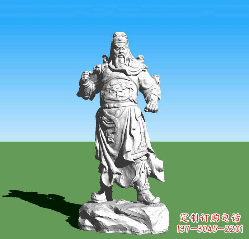 无锡关云长关羽雕塑,让关羽永驻古代