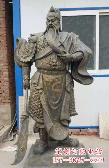 无锡中领雕塑:传承传说,精美制作关羽铜雕