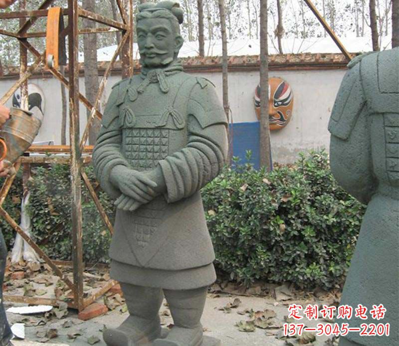 无锡广场兵马俑石雕