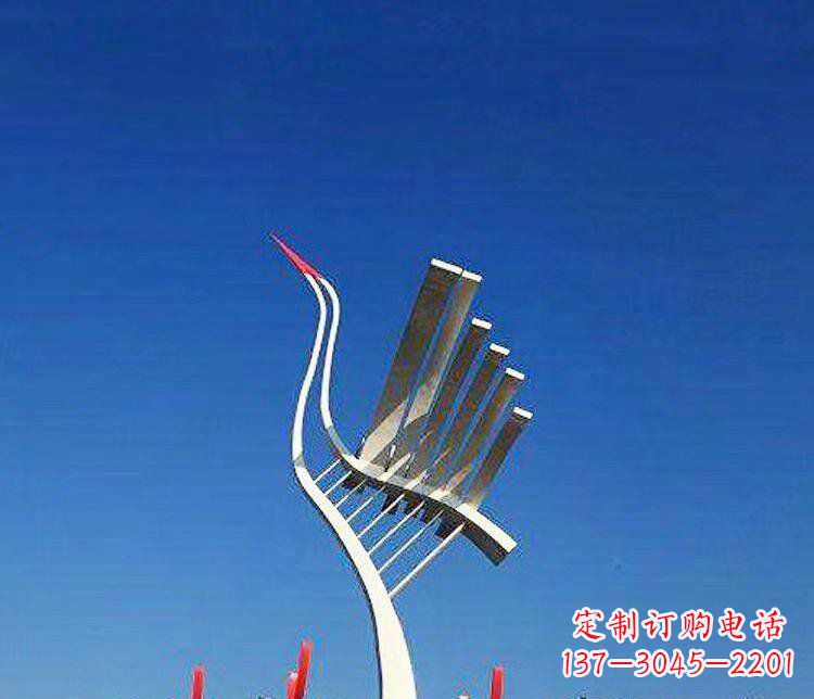 无锡丹顶鹤景观雕塑,完美定制