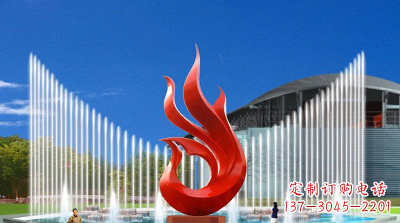 无锡中领雕塑凤凰抽象雕塑,精致品质,提升空间魅力